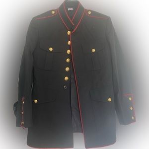 USMC US Marine Corps Uniform Item Dress Blue Jacket Size 41R